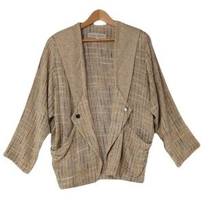 vintage oversized blazer Lagenlook earthy boho
